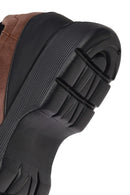 Men's Brown Lace-Up Thick Sole Leather Casual Shoes | Derimod