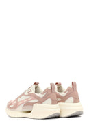 Derimod Studio Women's Beige Lace-Up Thick-Soled Sneaker | Derimod