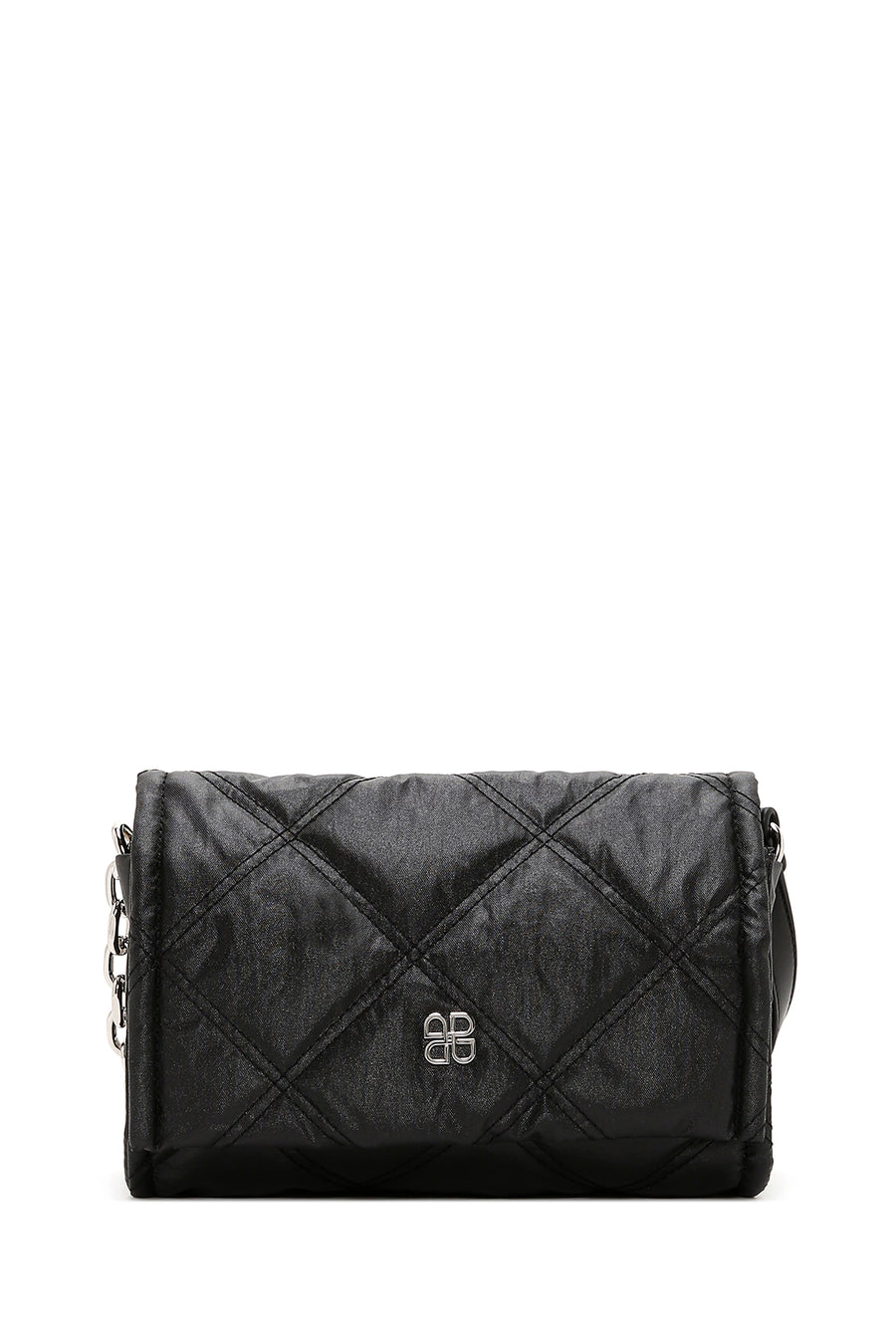 Women's Black Quilted Shoulder Bag
