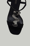 Nubuck Women's Heeled Sandals | Derimod