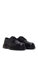 Male Black Lace-Up Leather Casual Shoes | Derimod
