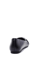 Women's Black Buckle Ballerinas | Derimod