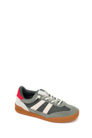 Women's Green Lace-up Leather Sneaker | Derimod