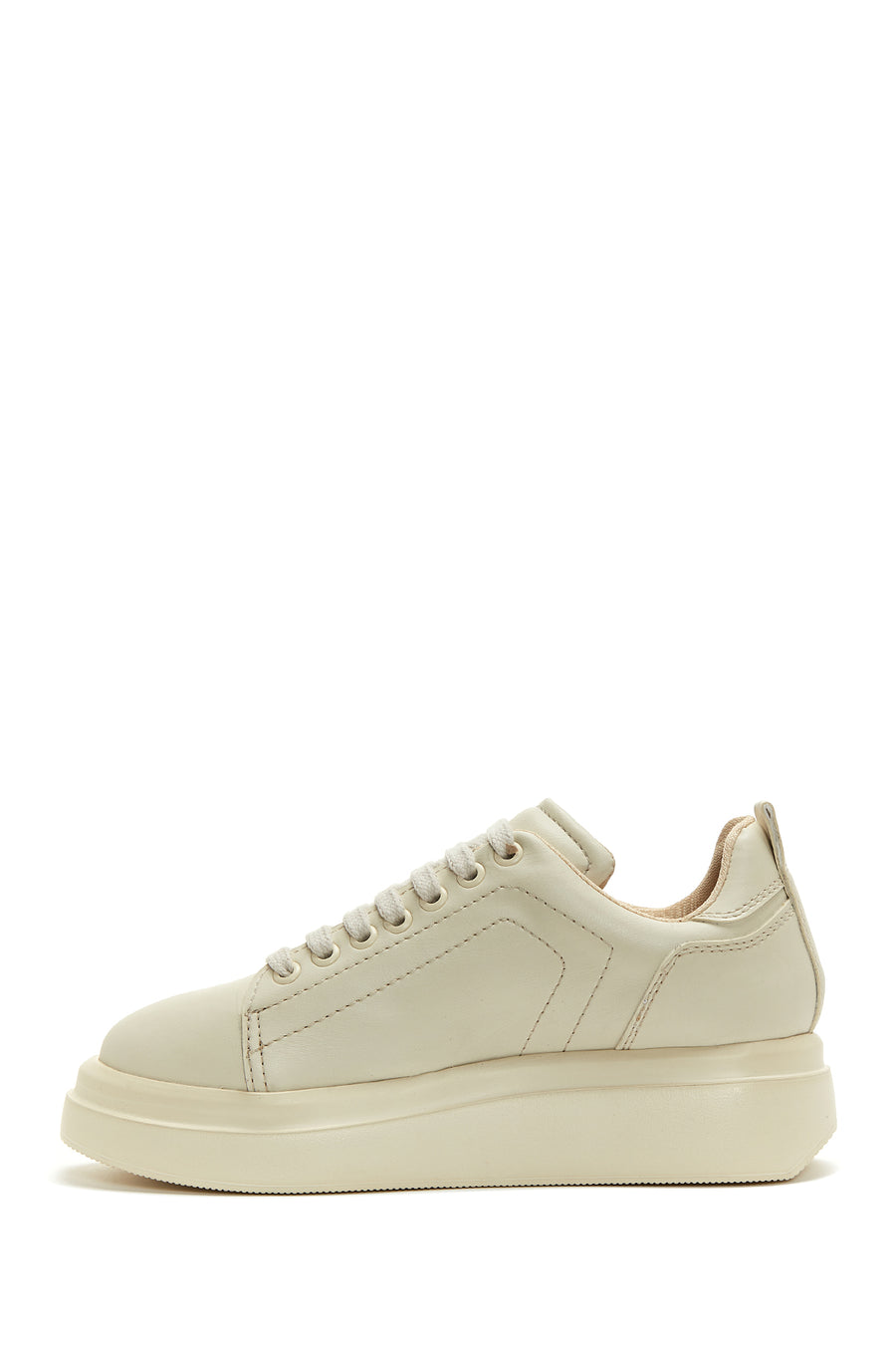 Women's Beige Thick Soled Sneaker