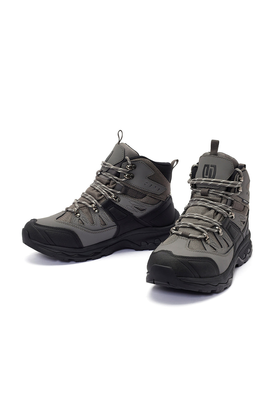 Derimod Dry Men's Grey Laced Waterproof Outdoor Leather Boots