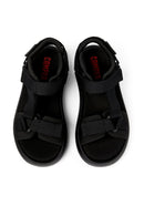 Camper Women's Black Pelotas Flota Sandals | Derimod