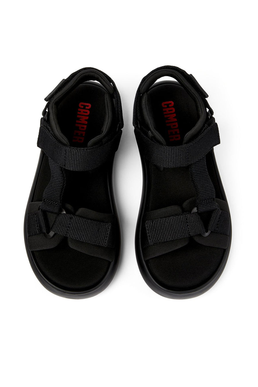 Camper Women's Black Pelotas Flota Sandals