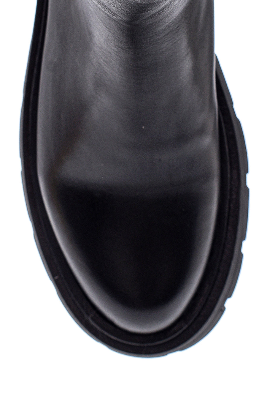Women's Leather Matte Zipper Boots