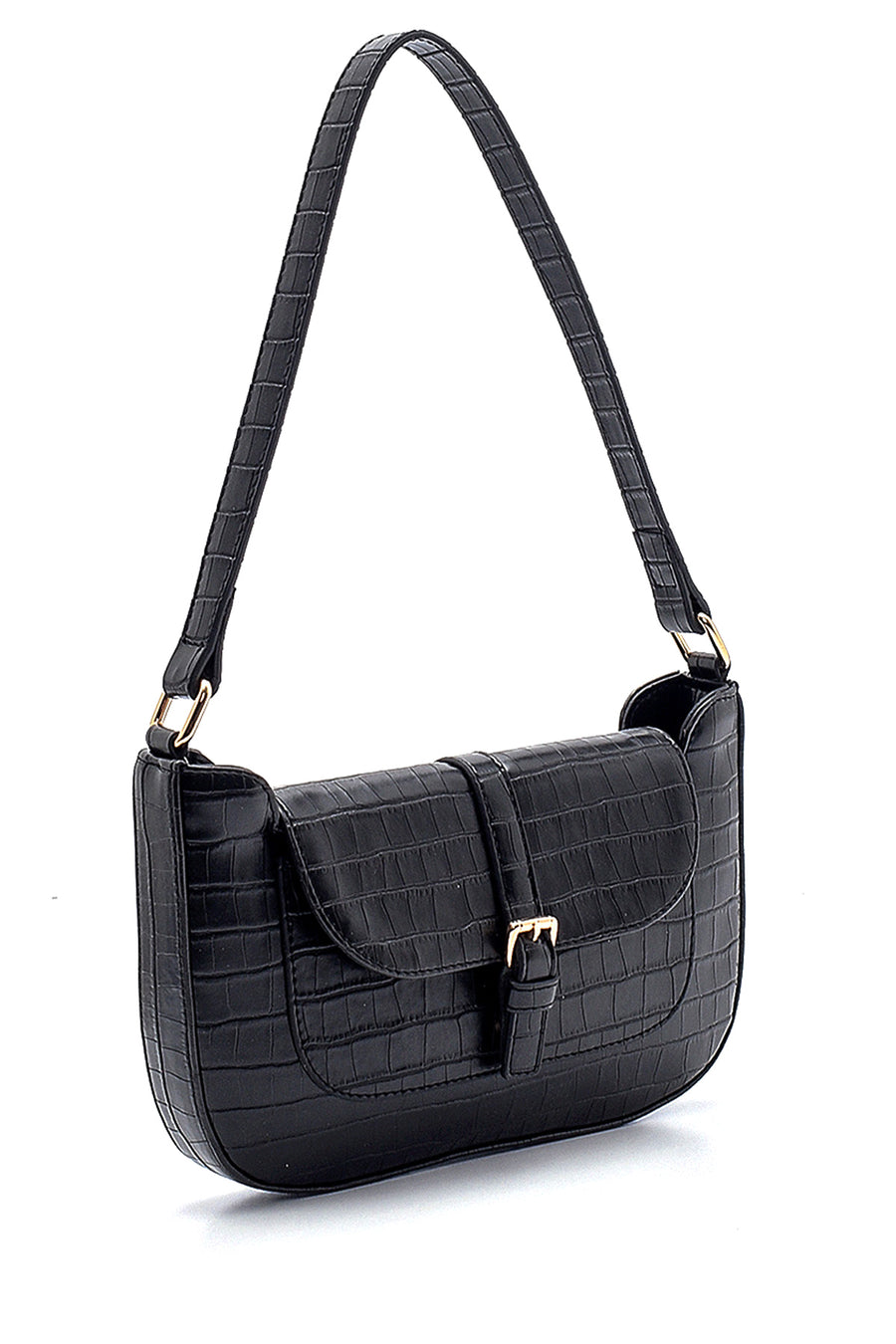 Women's Crocodile Detailed Shoulder Bag
