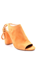 Women's Suede Heeled Shoes | Derimod