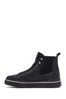 Men's Black Lace-Up Leather Sports Boots | Derimod