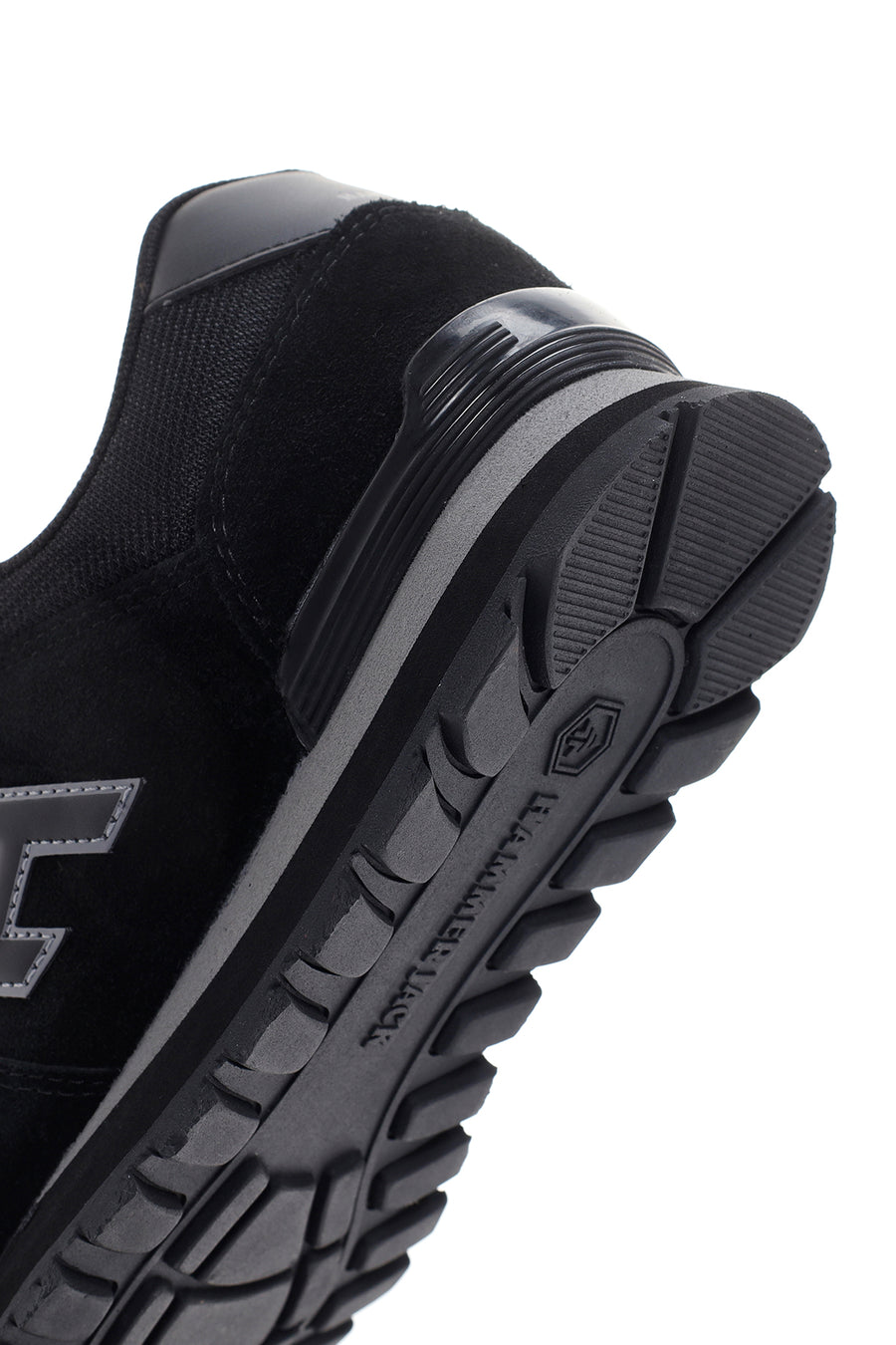 Hammer Jack Men's Black-Smoked Peru Suede Leather Sneaker