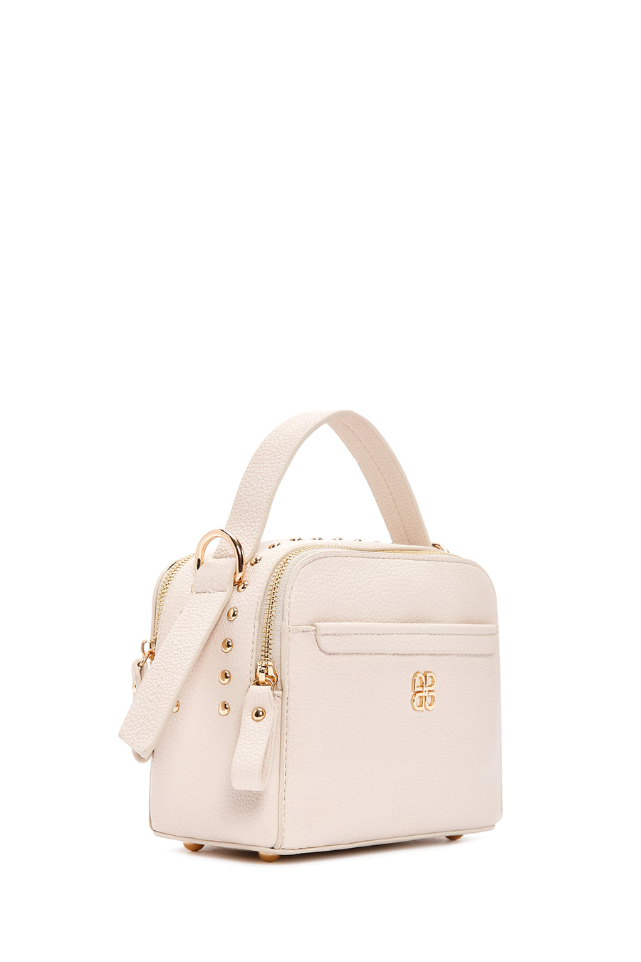 Women's Off-White Studded Crossbody Bag