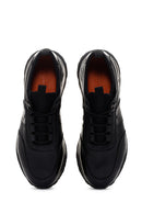 Erkek Siyah Deri Casual Sneaker | Derimod