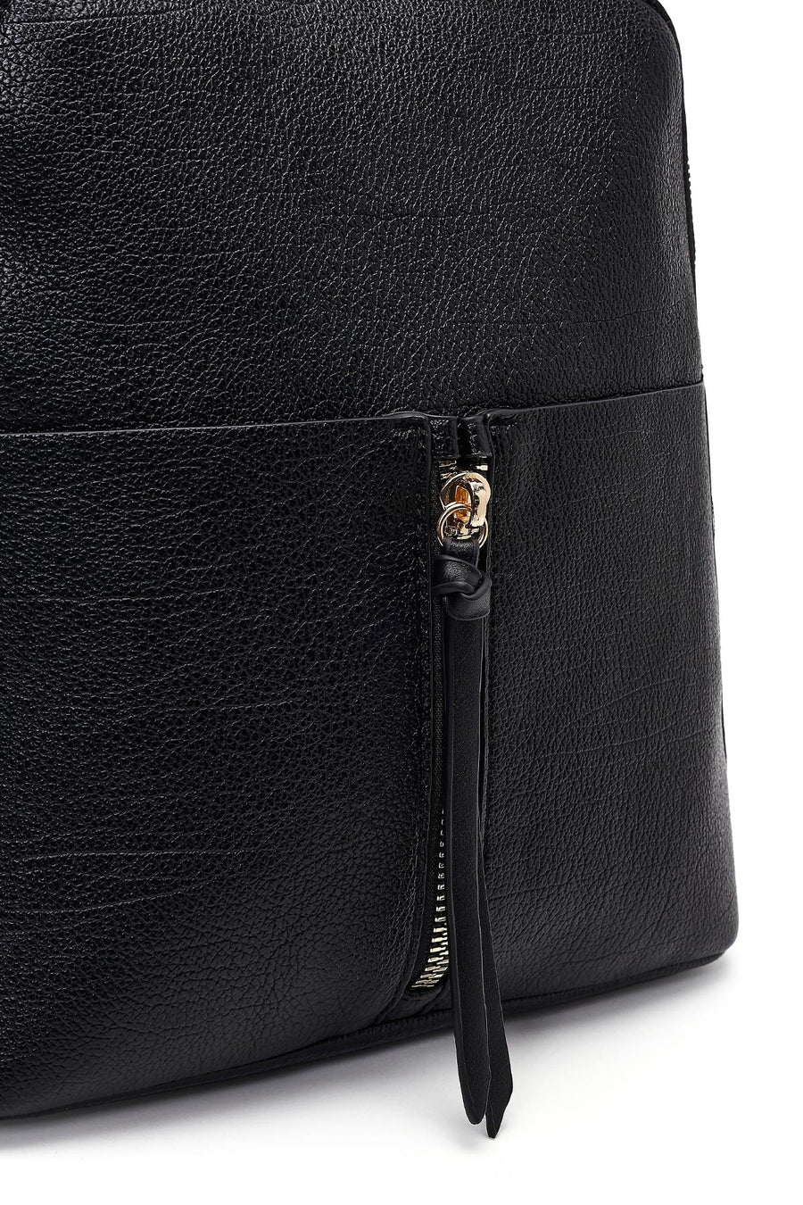 Woman Black Backpack