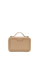 Women's Beige Long Strap Printed Shoulder Bag | Derimod