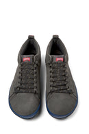 Camper Men's Black Gray Peu Pista Gm Nubuck Leather Sneaker | Derimod