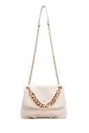Women's Cream Long Chain Strap Shoulder Bag | Derimod