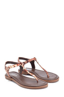 Women's Casual Leather Sandals | Derimod