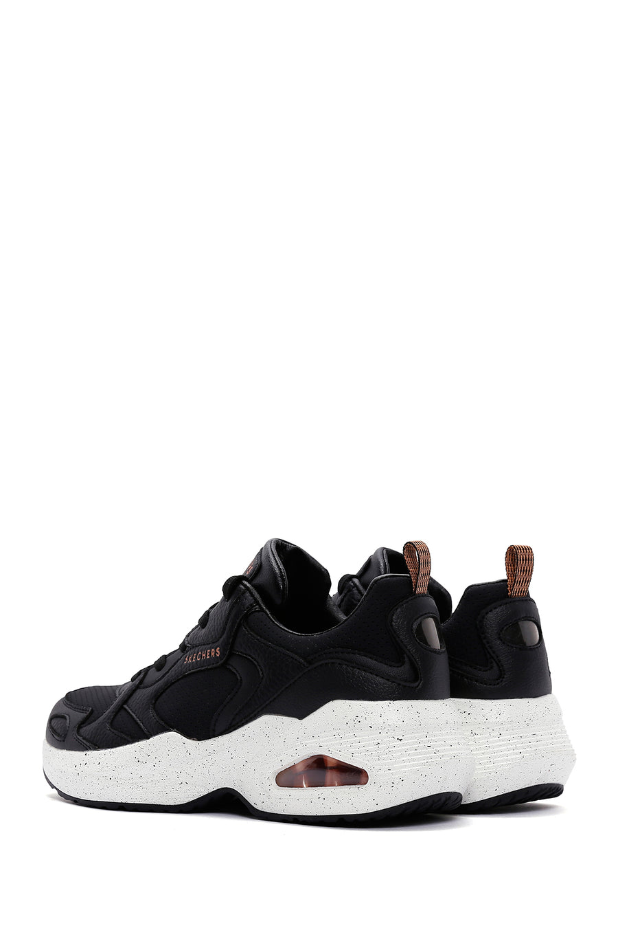 Skechers Women's Black Out Street Fun Thick Soled Sneaker
