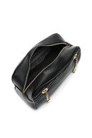 Women's Black Chain Strap Quilted Shoulder Bag | Derimod
