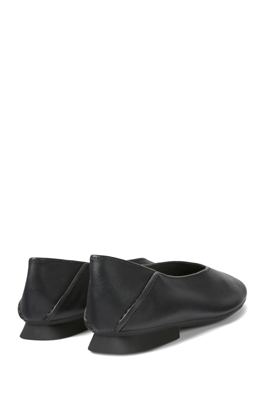 Camper Women's Black Casi Myra Leather Ballerinas