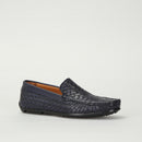 Men's Navy Blue Leather Shoes | Derimod