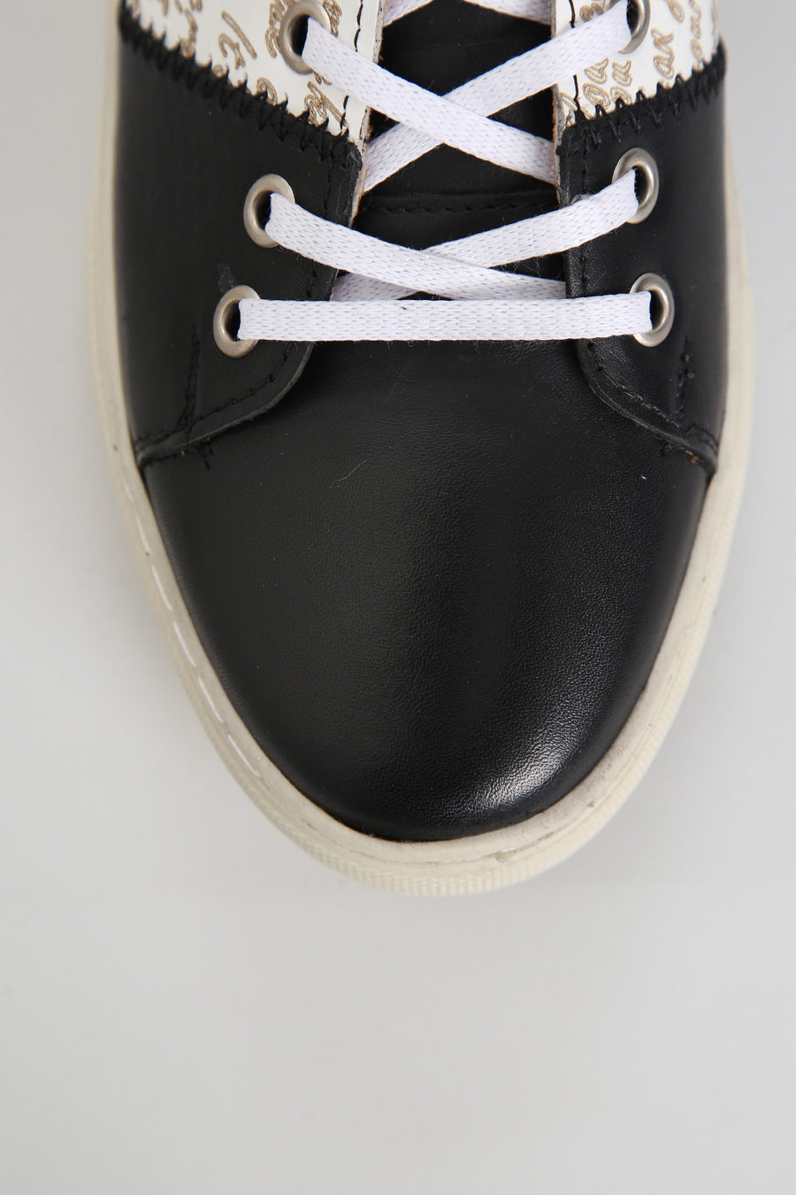 Siyah Erkek Deri Sneaker