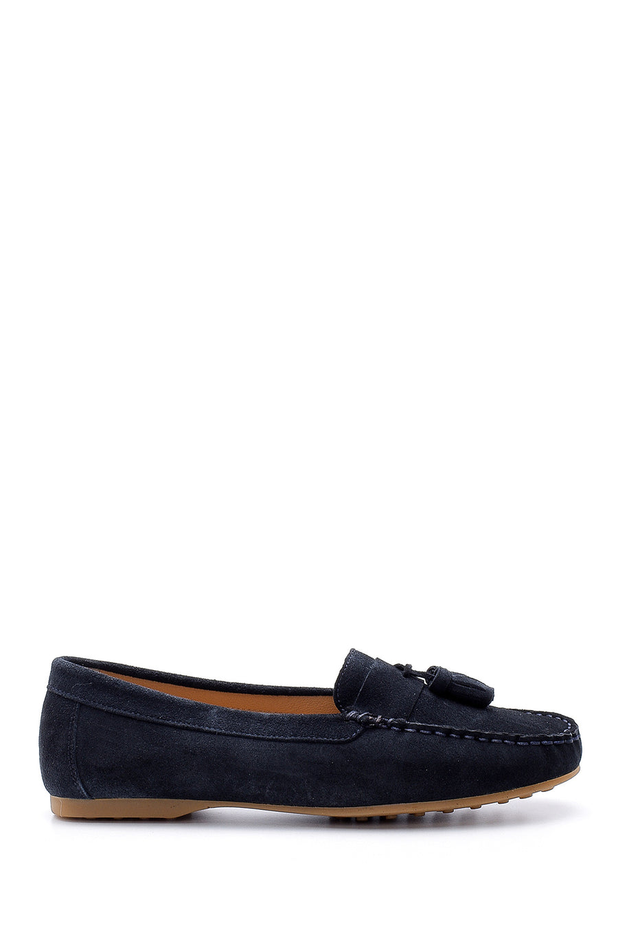 Kadın Süet Püskül Detaylı Loafer 20SFD118010 | Derimod