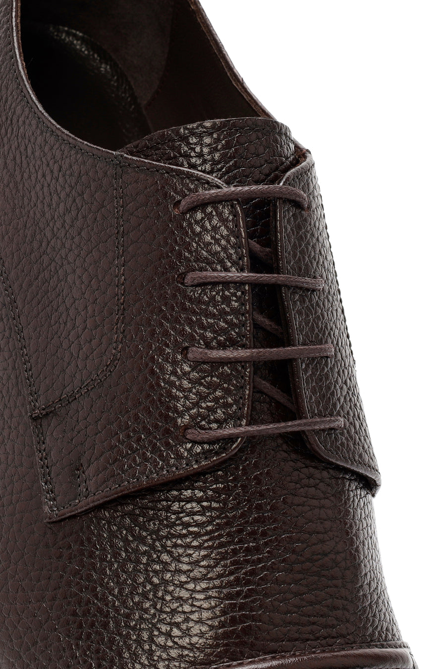 Men's Brown Laced Leather Classic Shoes