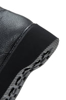 Women's Leather Zippered Casual Boots | Derimod