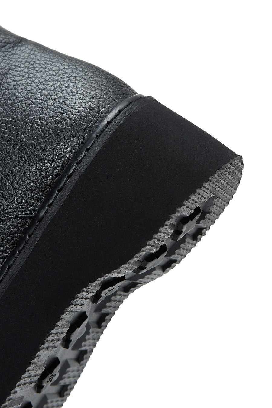 Women's Leather Zippered Casual Boots