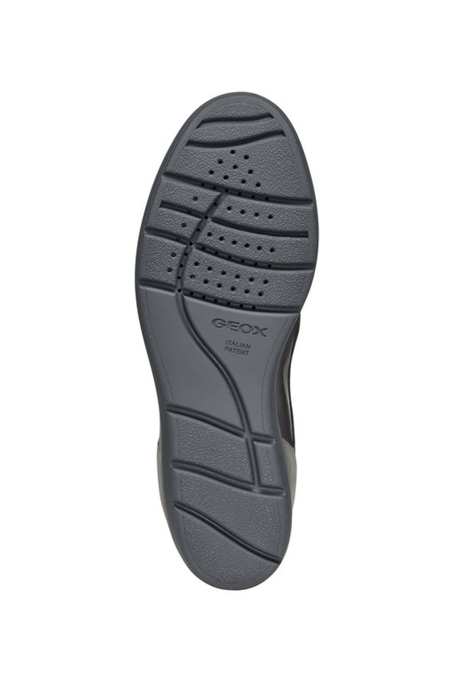 Geox Women's Gray Lace Up Thick Soled Sneaker