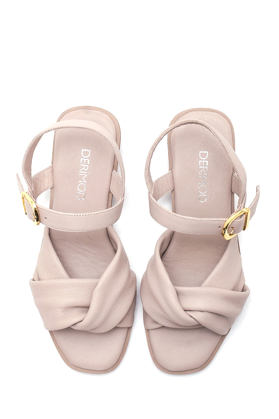 Women's Mink Leather Comfort Sandals
