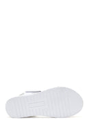 Kadın Beyaz Deri Comfort Sandalet | Derimod