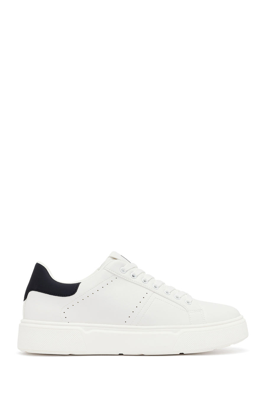 Male White Lace-up Sneaker WM680020SV | Derimod