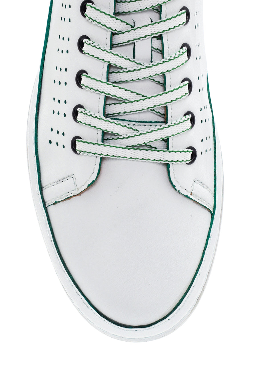 Men's White Leather Sneaker