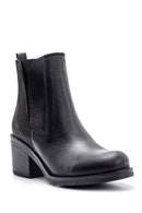 Women's Heeled Leather Boots | Derimod