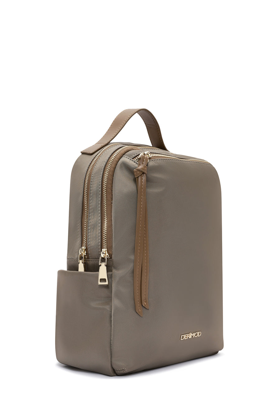 Woman Mink Fabric Backpack