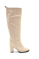 Women's Leather Heeled Boots | Derimod