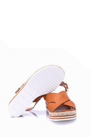 Women's Straw Detailed Sandals | Derimod