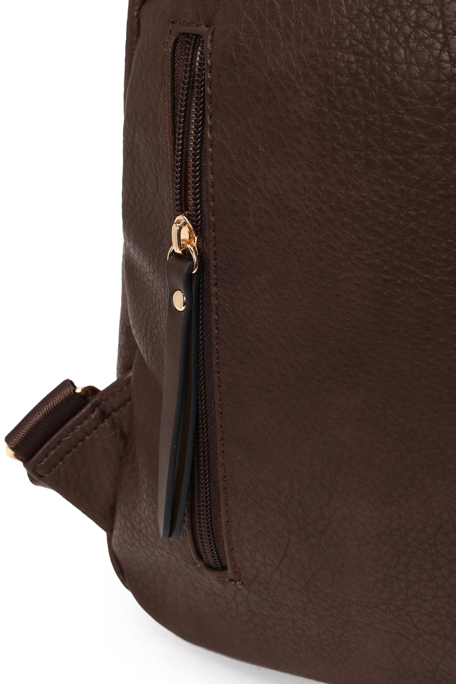 Woman Brown Casual Backpack