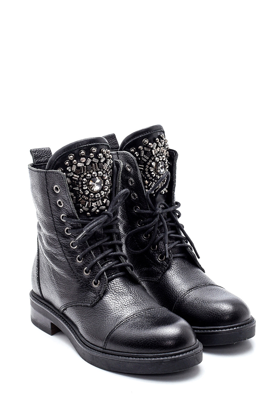 Women's Leather Stone Boots