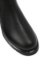 Men's Black Leather Chelsea Boots | Derimod