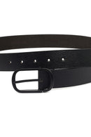 Men's Black Leather Belt | Derimod