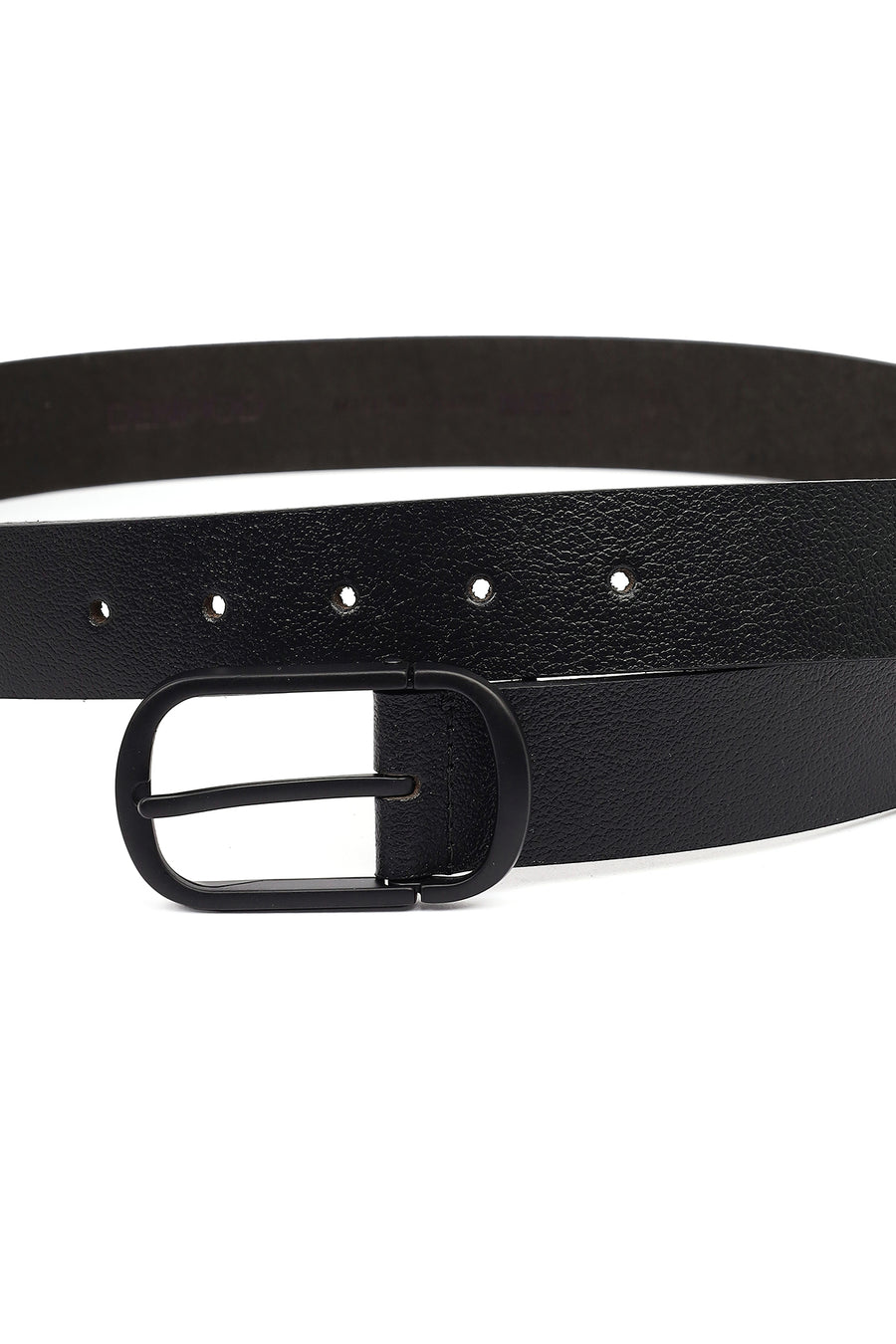 Men's Black Leather Belt