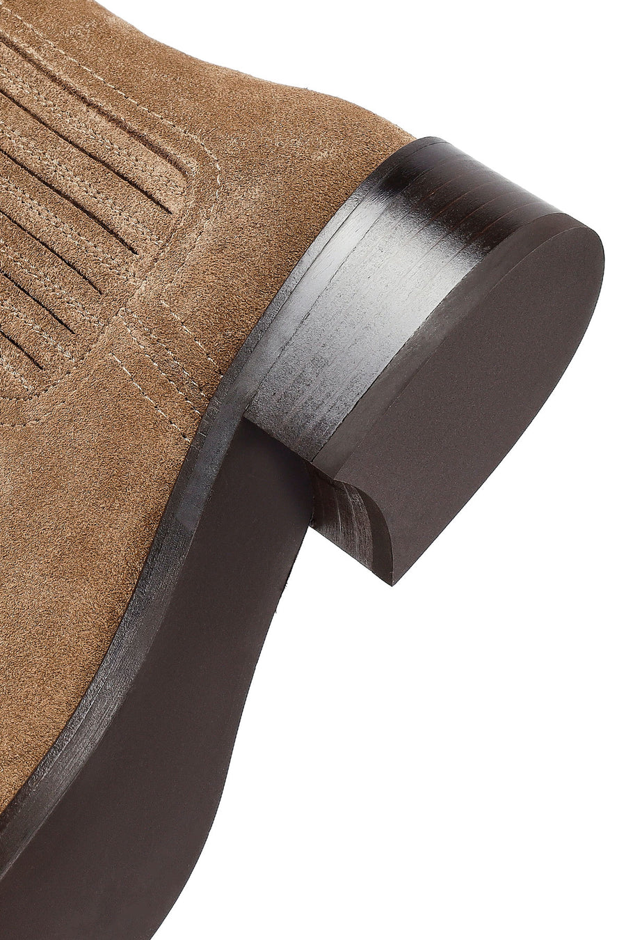 Woman Mink Suede Leather Chelsea Boots