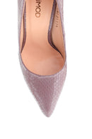 Women's Purple Leather Stiletto | Derimod