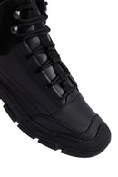 Men's Black Lace-Up Leather Casual Boots | Derimod
