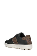 Geox Women's Black Spherica Ecub-1 Lace-up Leather Sneaker | Derimod